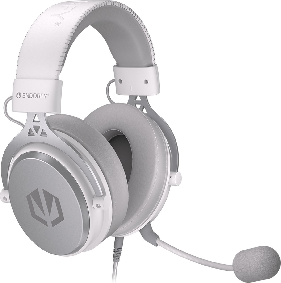 ENDORFY VIRO Onyx White Headset Bedraad Hoofdband Muziek/Voor elke dag Wit