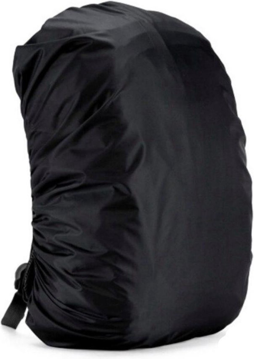 WiseGoods Luxe Rugzak Hoes - Backpack Cover Regenhoes - Stofdicht - Waterdicht - Outdoor - Camping - Backpack - 55-60L - Zwart