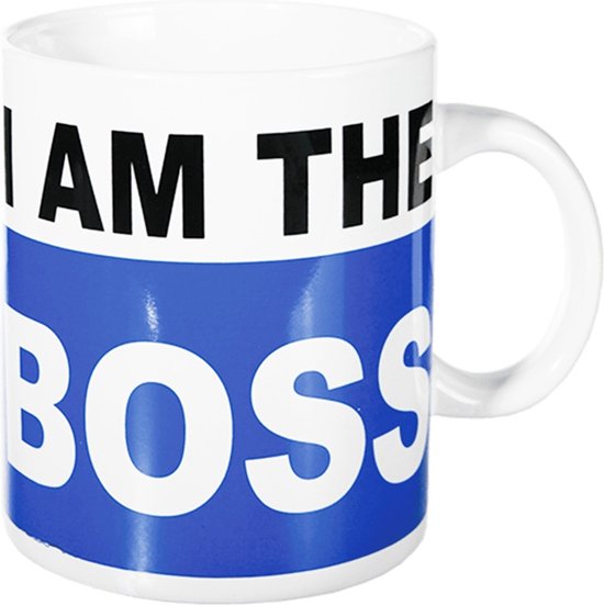 ze smaak ethiek I Am The Boss XXL Mok - Koffiemok - Drinkbeker - Keramisch -  Vaatwasserbestendig -... | bol.com