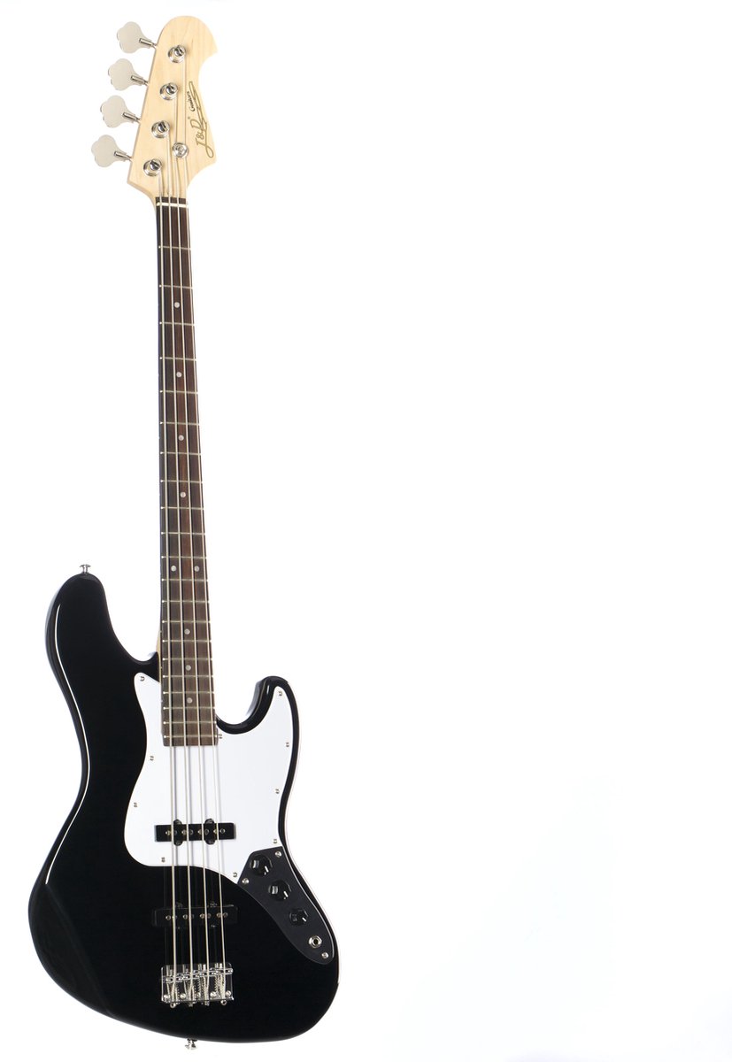 J & D JB BK zwart - Elektrische basgitaar