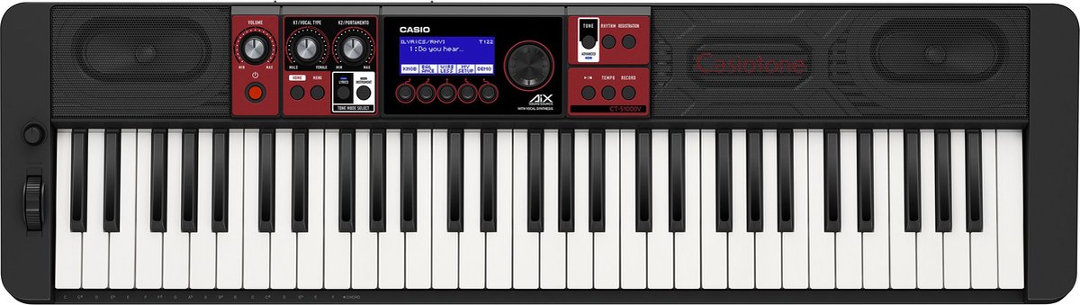 Bol.com Casio CT-S1000VC7 - Digitale piano - Zwart - Incl. netvoeding & muziekstandaard aanbieding