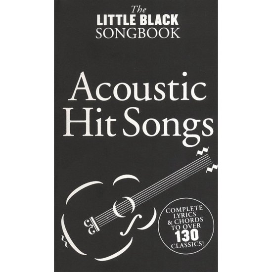 MusicSales The Little Black Songbook: Acoustic Hit Songs