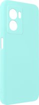 Hoes Geschikt voor Oppo A77, A57 Semi-rigide Soft-touch Fine turquoise