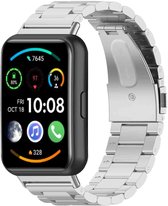 iMoshion Bandje Geschikt voor Huawei Watch Fit 2 - iMoshion Stalen band - Zilver