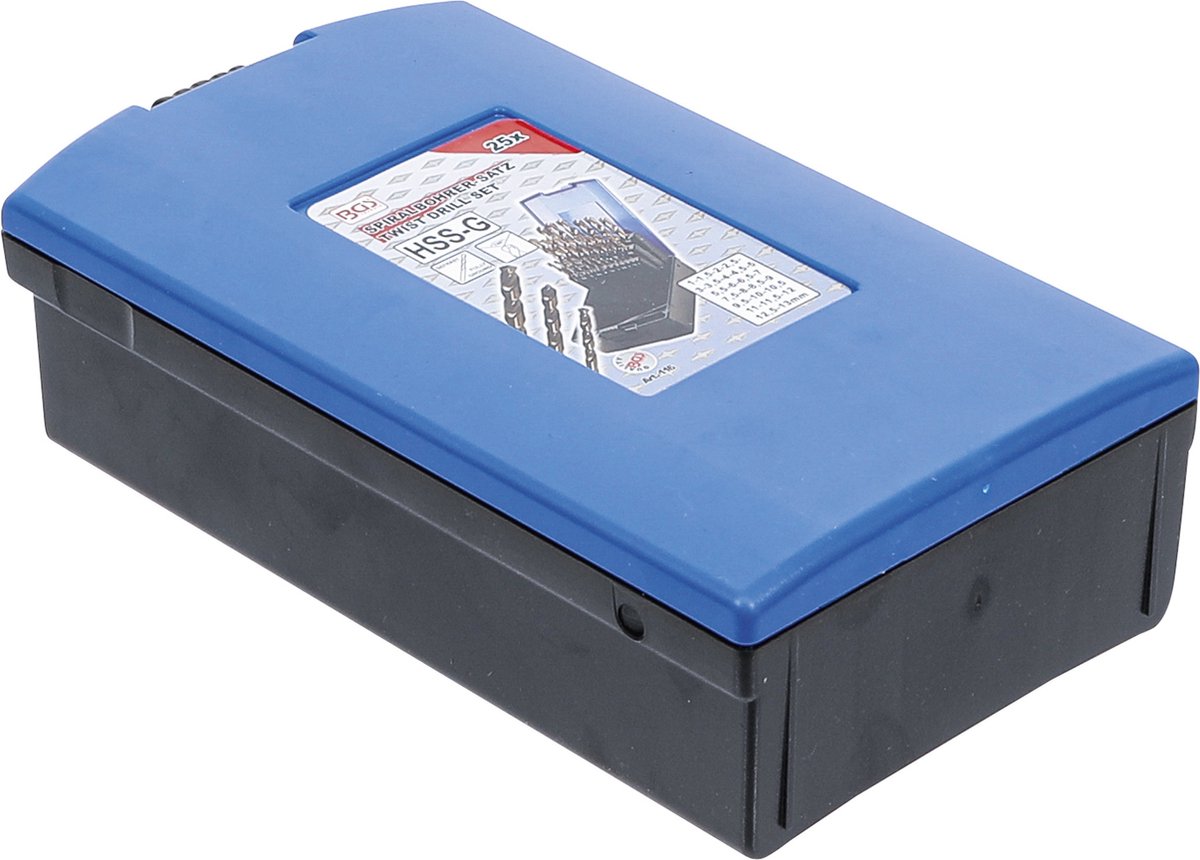 BGS Twistboren set HSS-G M35 kobaltstaal 1 - 13 mm 25 stuks - 116