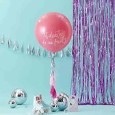 Ginger Ray Good Vibes 'Til death do us Party ' ballon Ø 90 cm - roze