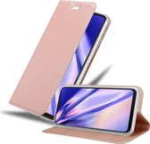 Cadorabo Hoesje voor Samsung Galaxy M21 / M30s in CLASSY ROSE GOUD - Beschermhoes met magnetische sluiting, standfunctie en kaartvakje Book Case Cover Etui