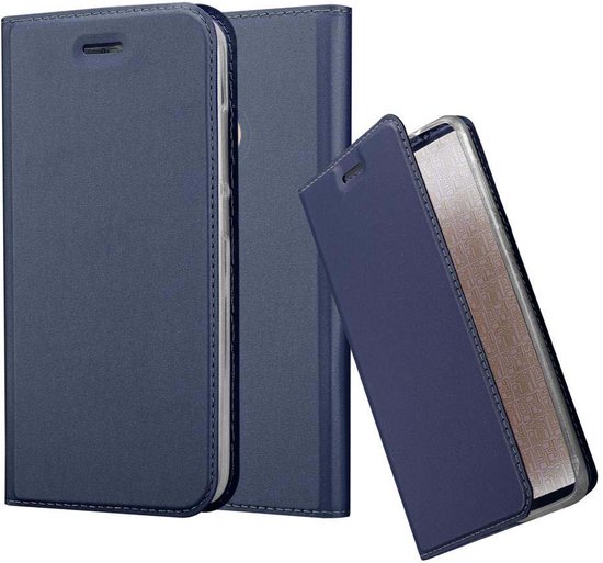 Coque Cadorabo pour Xiaomi Mi A1 / Mi 5X en CLASSY DARK BLUE - Coque de protection avec fermeture magnétique