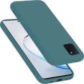Cadorabo Hoesje geschikt voor Samsung Galaxy A81 / NOTE 10 LITE / M60s in LIQUID GROEN - Beschermhoes gemaakt van flexibel TPU silicone Case Cover