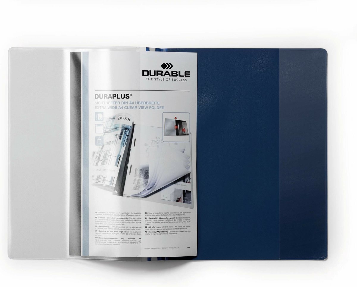 Dossier d'organisation DIVISOFlex - A4 - 5 compartiments - bleu