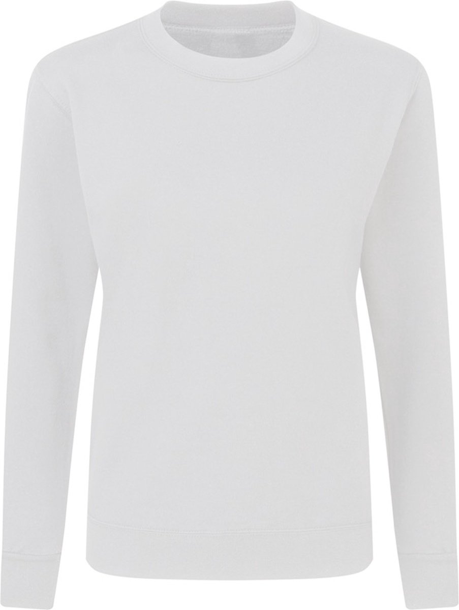 Witte dames sweater Crew Neck merk SG