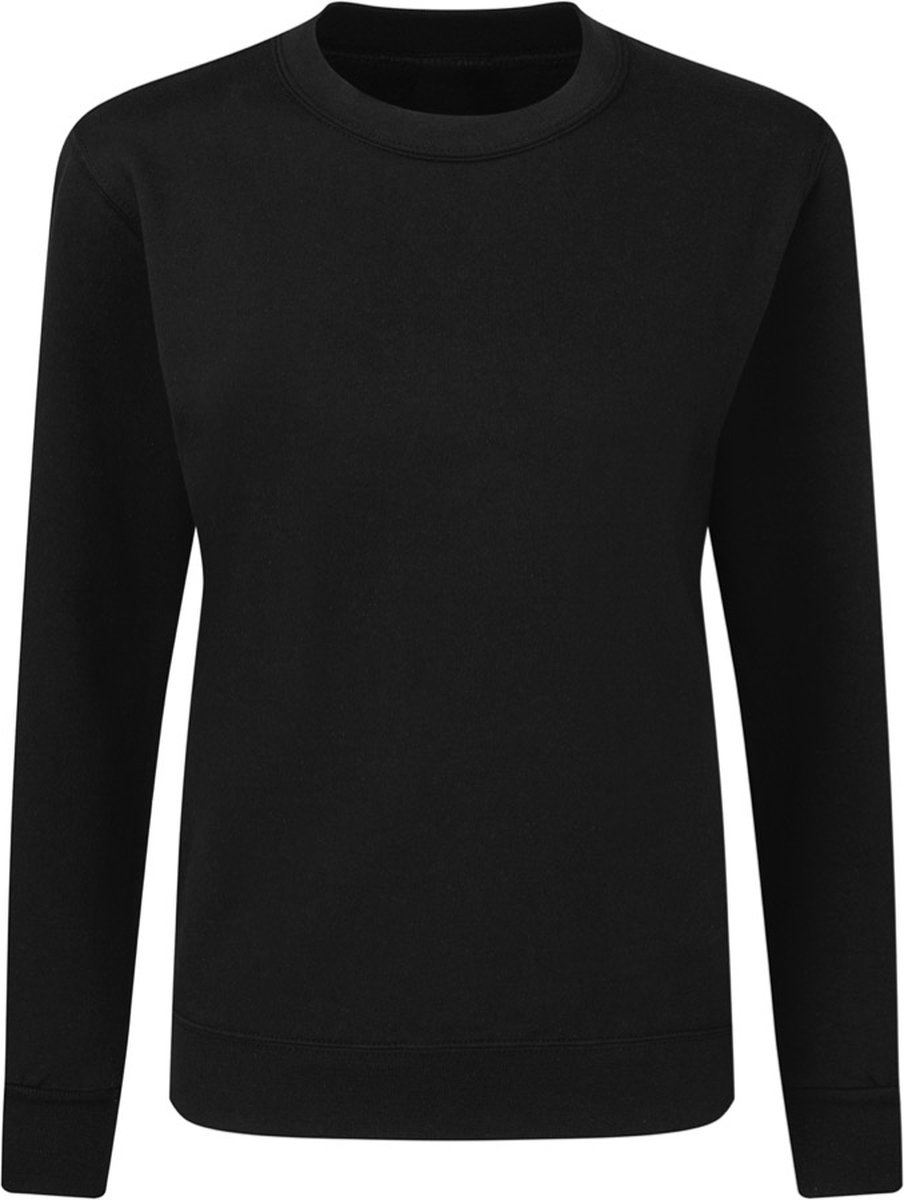 Diep Zwarte dames sweater Crew Neck merk SG