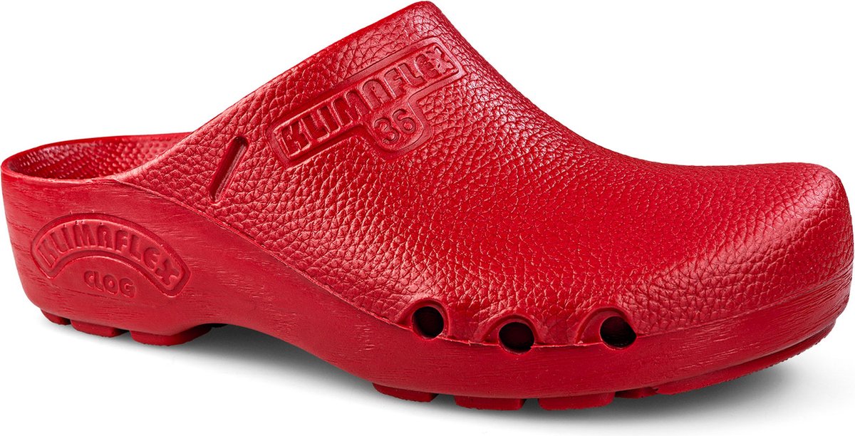 Klimaflex Medische Klompen - Medische schoenen - Zorg Schoenen - PU antislip zool - Clogs - Rood