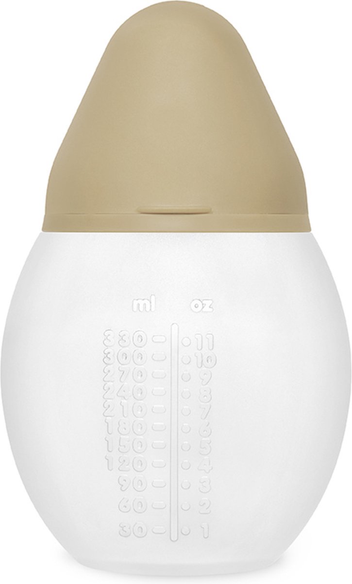 Goedkoopste Bib rond babyfles- 330ml / bruin