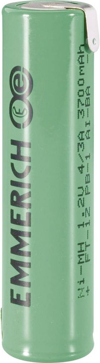 Emmerich 4/3 A ZLF Speciale oplaadbare batterij 4/3 A Z-soldeerlip NiMH 1.2 V 3700 mAh