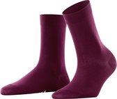 FALKE Cotton Touch damessokken - donkerrood (barolo) - Maat: 39-42