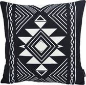 Sierkussen Ibiza Noir - Collection Plein air/ Outdoor | 45 x 45 cm | Polyester