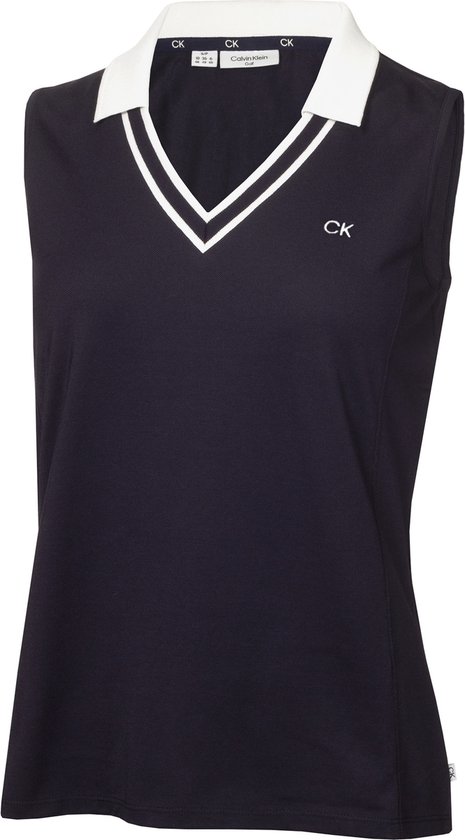 Calvin Klein Golf Dames Delaware Sleeveless Polo Navy