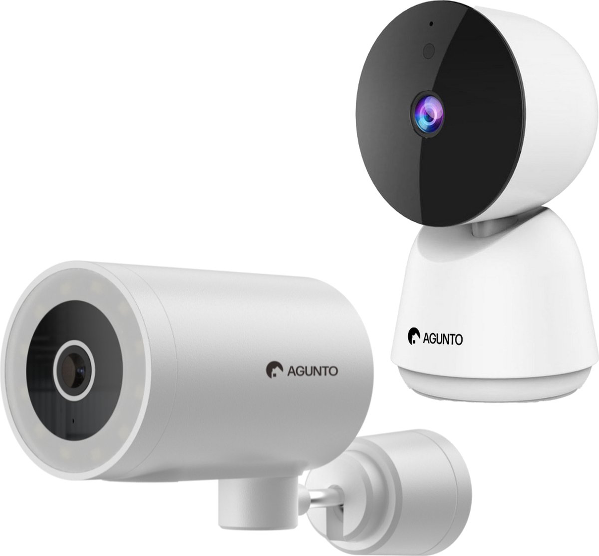 Agunto AGU-IC1 & AGU-OC1 Beveiligingscamera Set - Buitencamera - Camera Beveiliging - Bewakingscamera