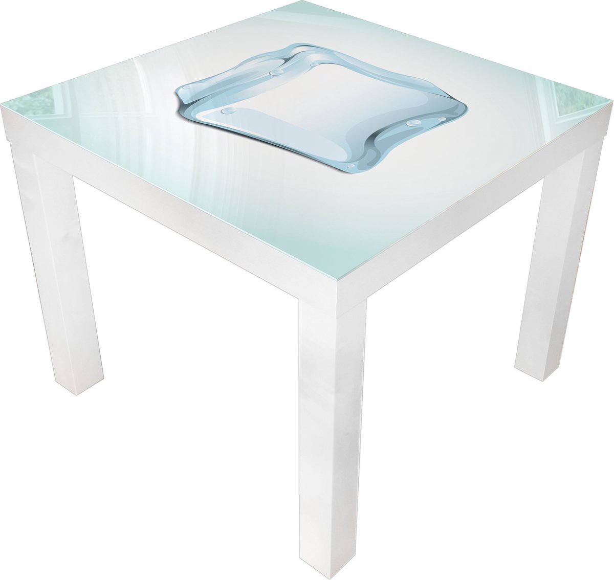 IKEA LACK Table basse Plateau en Verres 55x55cm Table d'appoint Salon Table...