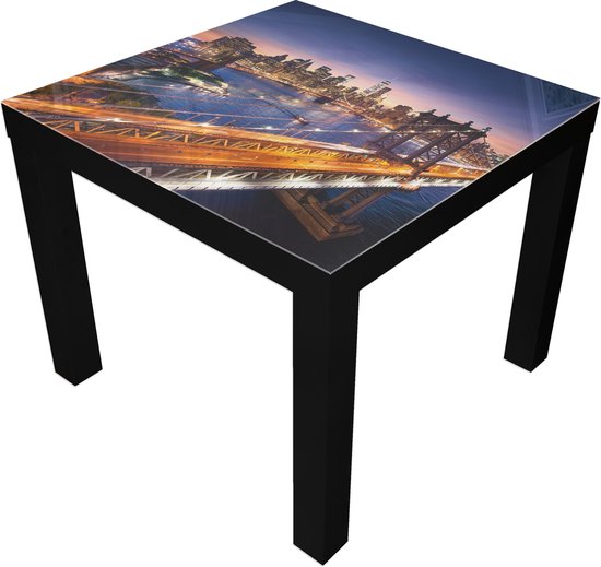 IKEA LACK Table basse Plateau en Verres 55x55cm Table d'appoint Salon Table...