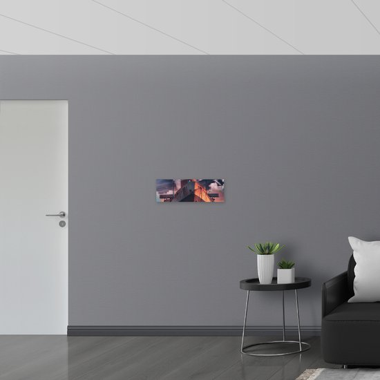 Dibond - Voorkant van Vrachtschip - 60x20 cm Foto op Aluminium (Met Ophangsysteem)