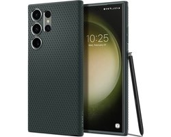 Spigen Liquid Air Hoesje Geschikt voor Samsung Galaxy S23 Ultra Back Cover Groen