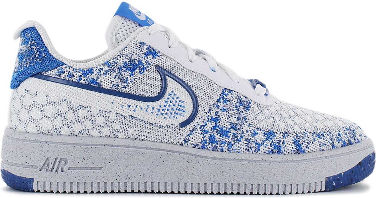 Nike Air Force 1 Low Crater Flyknit Dames Sneakers Schoenen AF1 DM1060-100 Wit