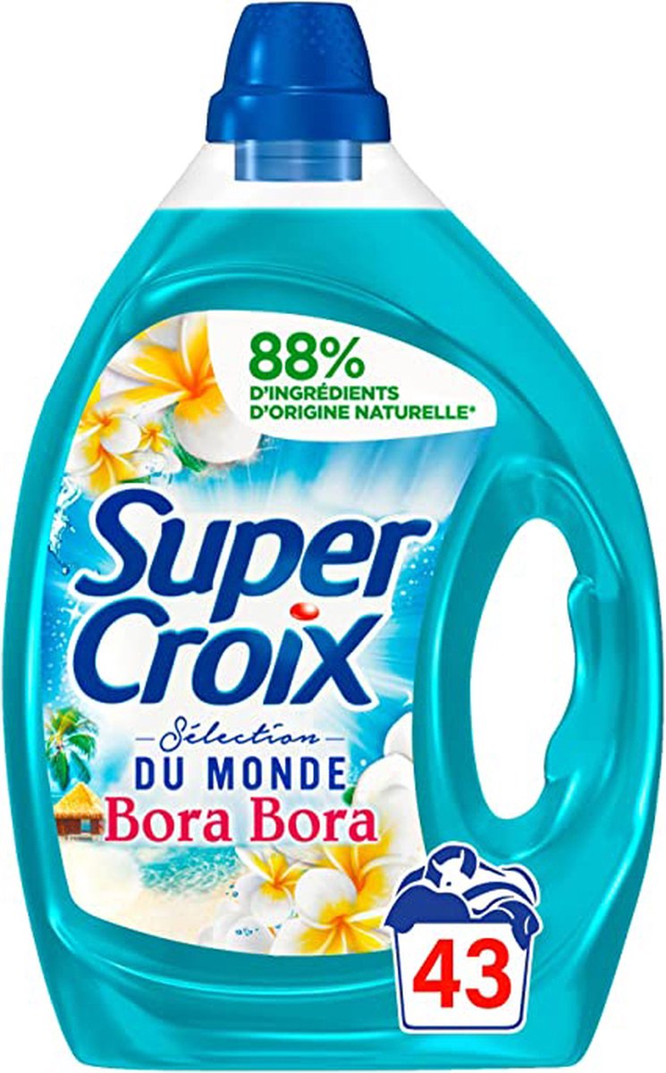 Super Croix Vloeibaar Wasmiddel Du Monde Bora Bora 43 wasb./2,15L