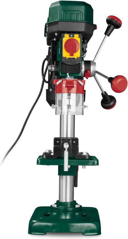 Kolomboormachine, staande boormachine met 3 snelheden, mini-bank, tafelboormachine, 340 W, 8000-16000 omw/min, voor ambachtslieden en hobbyisten