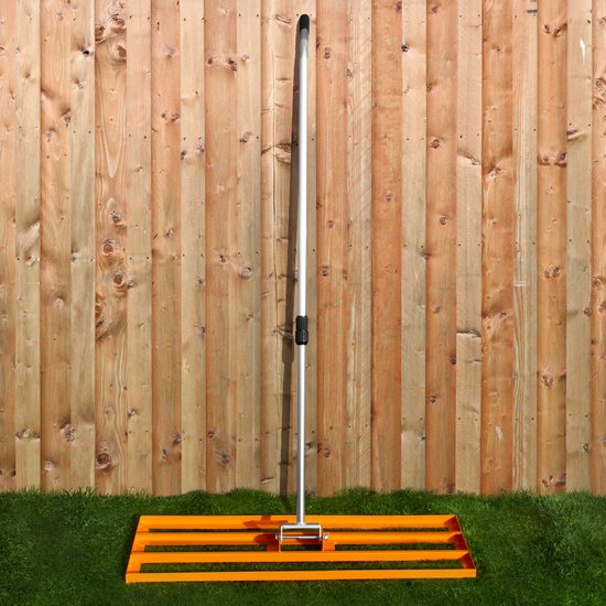TMECH Gazon Leveler Nivellering Hark 100 cm Verstelbaar Handvat 1.20 tot 1.90 m...