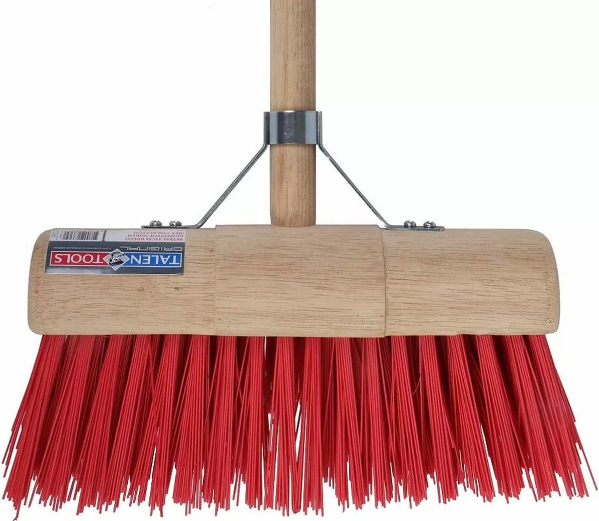 Goedkoopste Talen Tools Buitenbezem - FSC hout - nylon - 31 cm - 130 cm tuinbezem