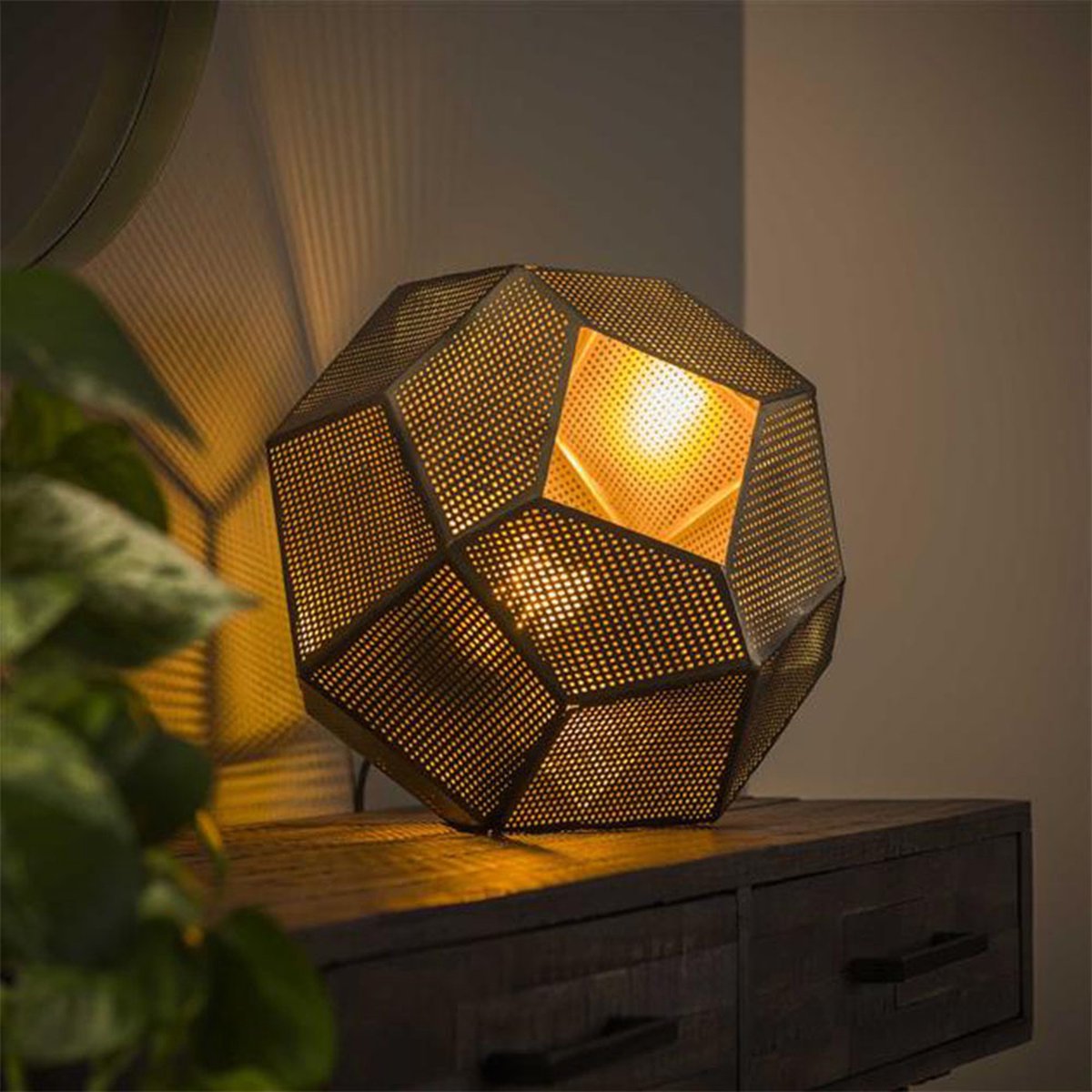 Tafellamp Jovi 1-Lichts Hexagon