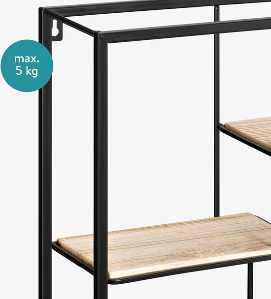 Sanbousi 3-laags zwevende plank Industriële pijpplank Wandplank