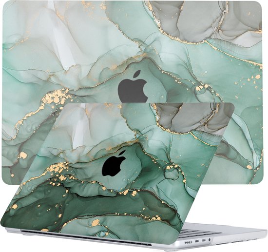 Lunso - MacBook Pro 14 pouces M1/M2 (2021-2023) - Housse coque - Aciano  Azul