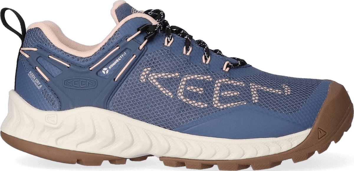 Keen NXIS EVO Dames Wandelschoenen Vintage Indigo/Peachy Blauw