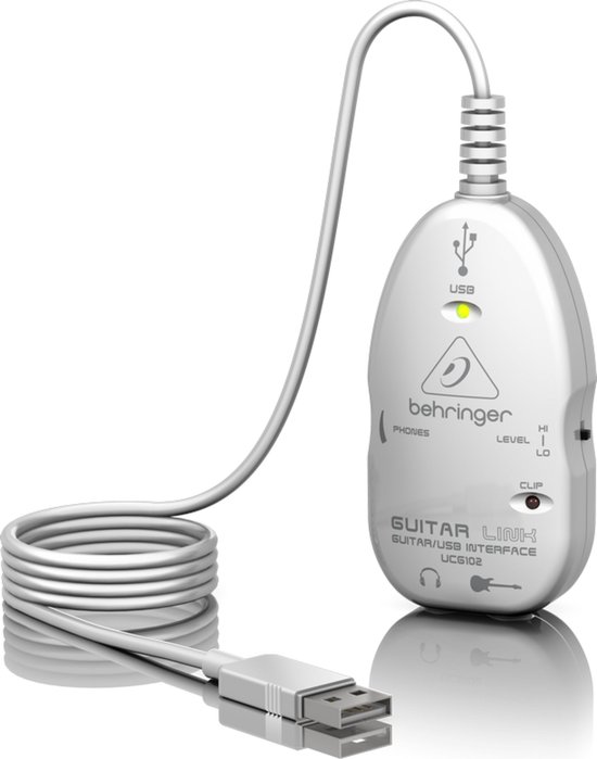 Behringer UCG102 gitaar LINK USB Audio Interface USB audio interface
