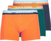 Jack & Jones Effen Boxershorts Heren Trunks JACALEX 3-Pack Oranje - Maat L