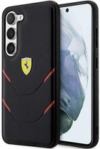 Ferrari geschikt voor Samsung S23 Achterkant hoesje zwart