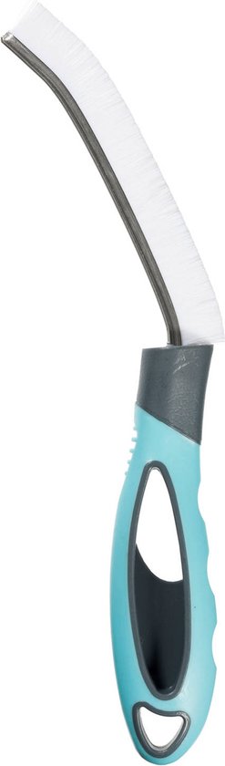Addis ComfiGrip 517700 vloerschrobborstel met ijzeren handvat, metallic grafiet, 7 x 16 x 11 cm