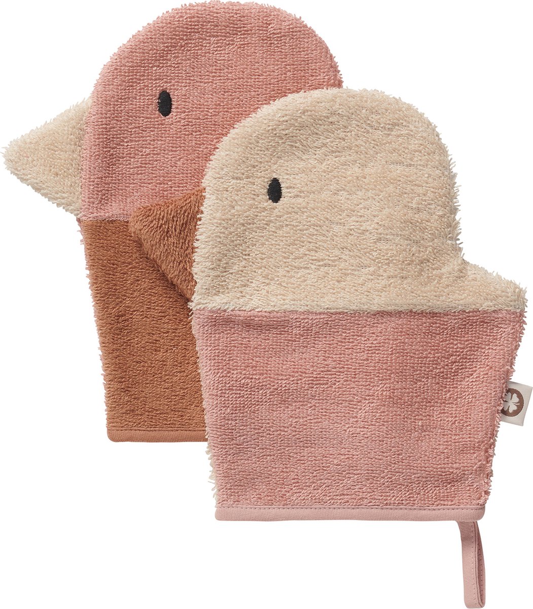 Noppies Babywashandje Duck terry wash cloths Baby Maat 1-size