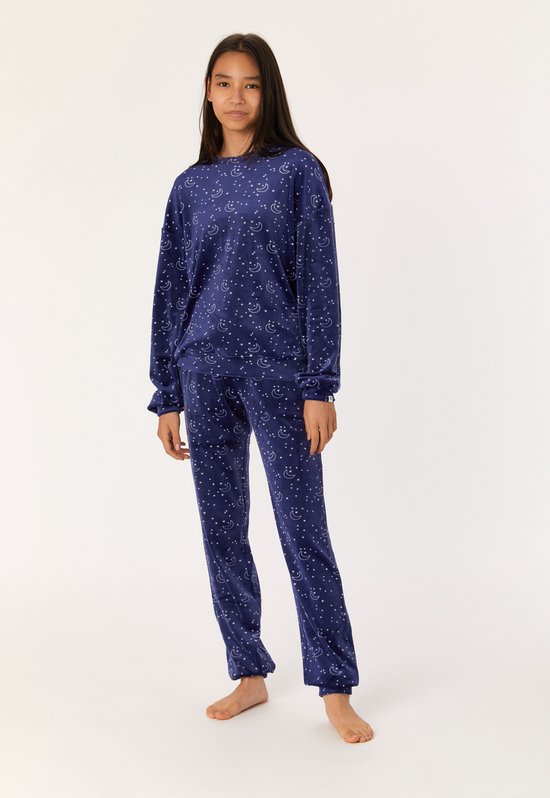 Woody - Pyjama Filles en Velours Turquie - Fuchsia - 14 ans