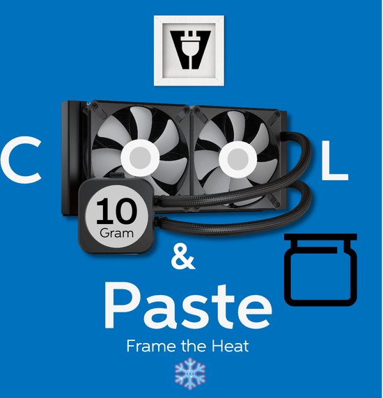 Vivefly Electronics Cool&Paste 10G - Thermische Pasta - CPU Koeler - Koelpasta - Geschikt voor Videokaarten - Hoge Prestaties - Warmteafvoer - Beste Thermische Pasta - Thermal Paste