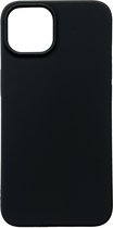 Casemania Hoesje Geschikt voor Apple iPhone 14 Zwart - Extra Stevig Siliconen Back Cover