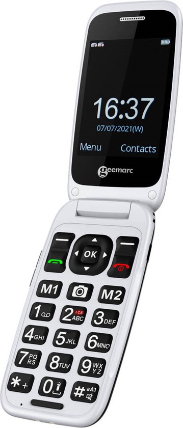 Geemarc CL8700 4G GSM mobiele telefoon - zeer geschikt voor SLECHTHORENDEN en SLECHTZIENDEN