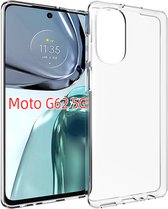 Motorola Moto G62 Hoesje - MobyDefend Transparante TPU Gelcase - Volledig Doorzichtig - GSM Hoesje - Telefoonhoesje Geschikt Voor Motorola Moto G62