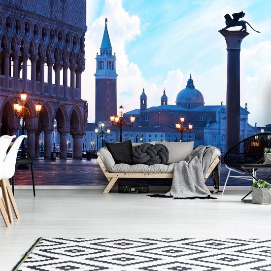 Blue Photomural, revêtement mural