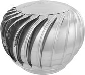 PrimeMatik - Roterende gegalvaniseerde afzuigkap voor buis met een diameter van 360 mm
