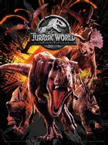 Jurassic World Fallen Kingdom Montage Art Print 30x40cm | Poster