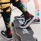 ***Wietsokken 3 Little Birds - Cannabissokken - Cannabis - Unisex sokken - Maat 36-45 - van Heble®***